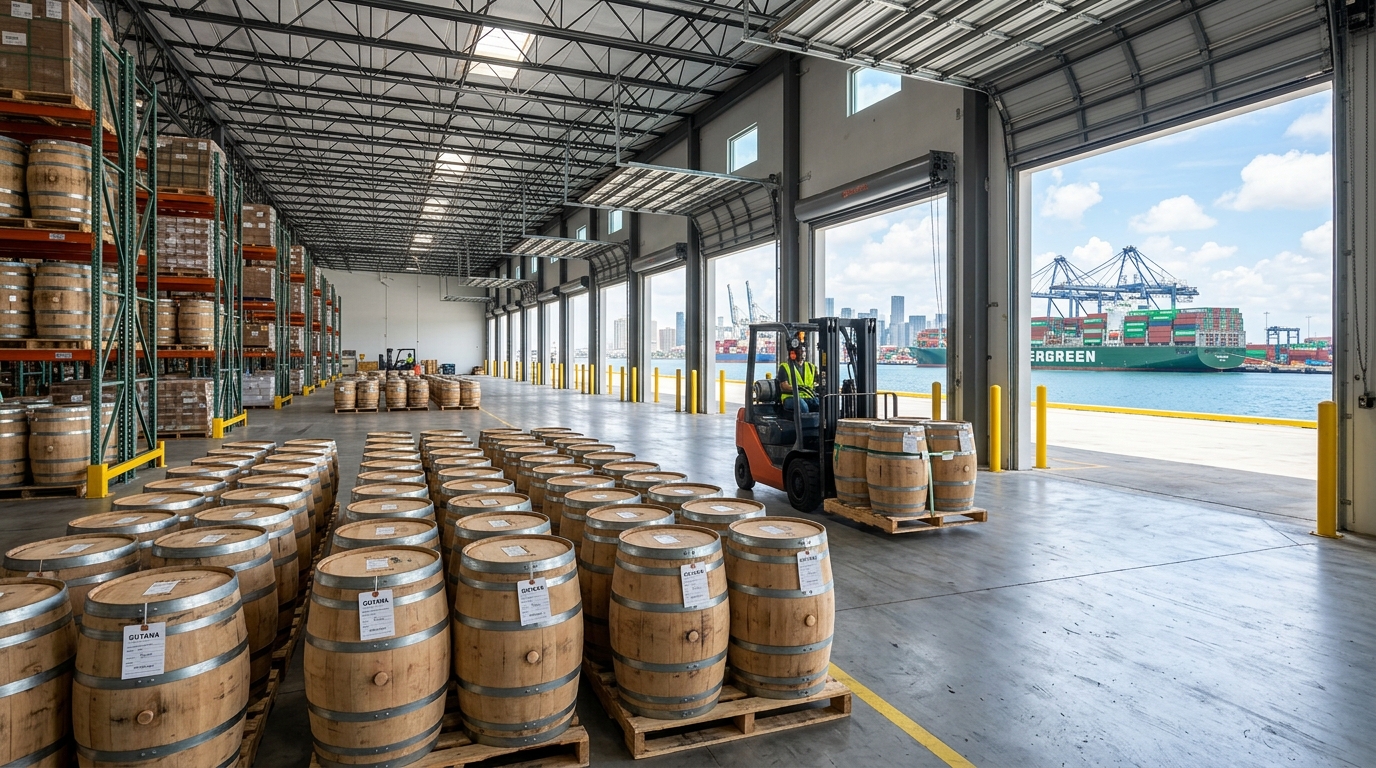 Store Your Barrel in Miami Before the Next Ship Sails