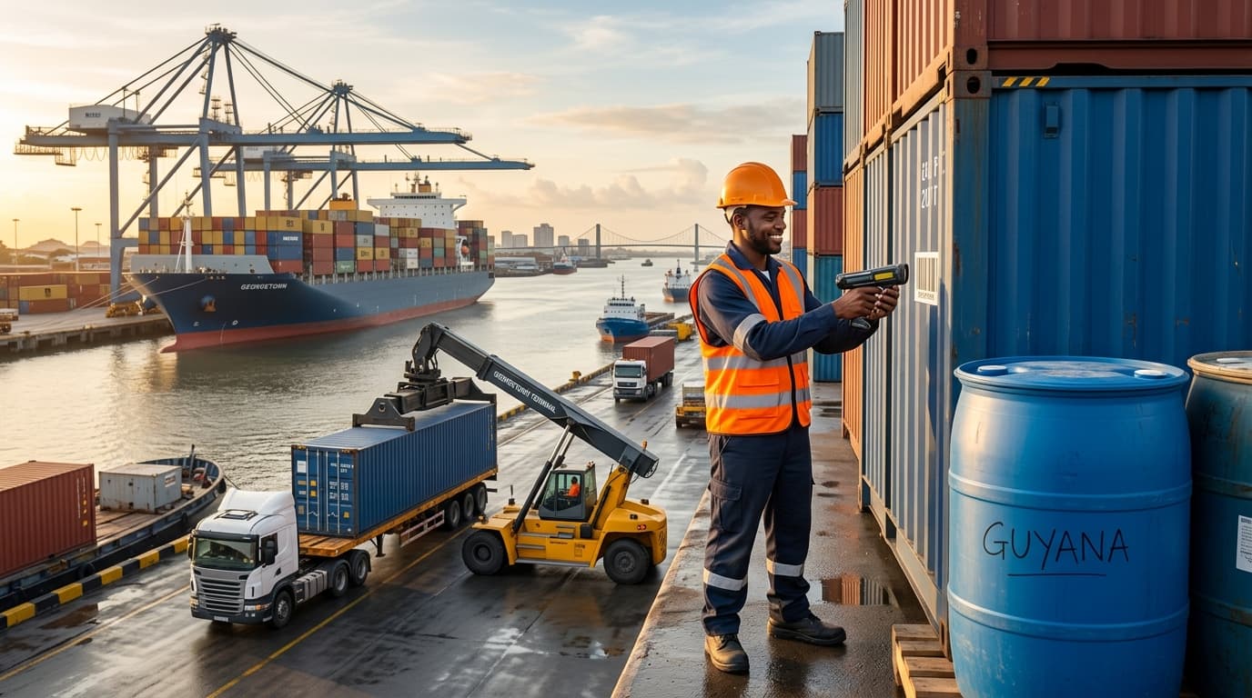 What Each Tracking Status Means, Miami to Guyana